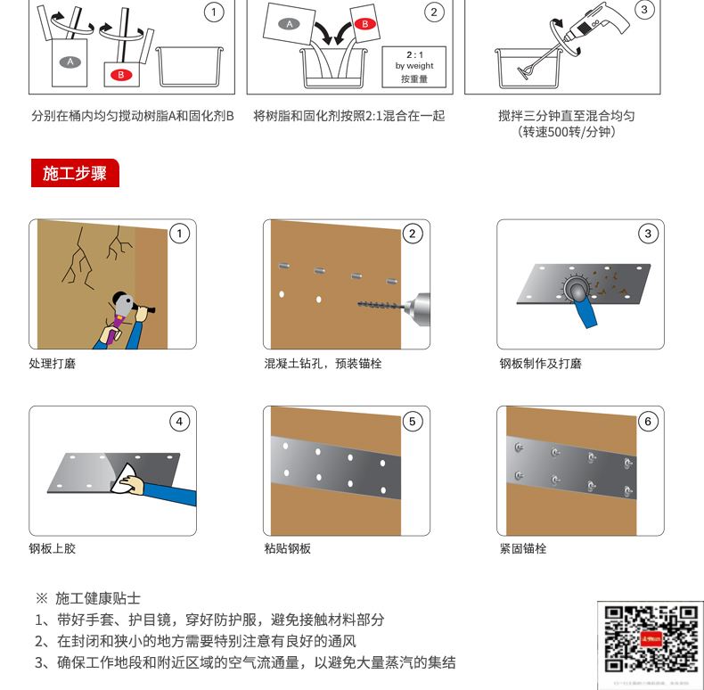 包钢承留镇粘钢加固施工过程